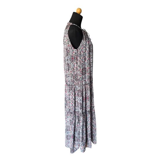 ANTHROPOLOGIE NWT DREW Medallion Sleeveless Boho Prarie Maxi Dress S MSRP $308 - Picture 6 of 9